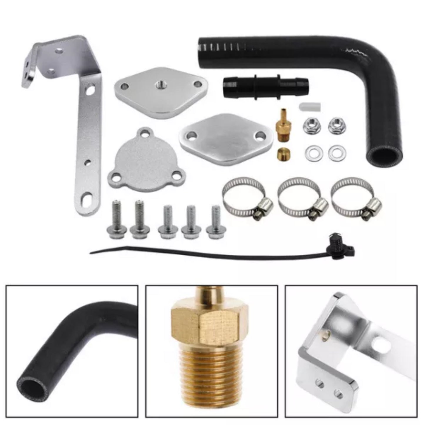 For Dodge Ram 1500 3.0L EcoDisesel 2014-2017 EGR Valve & Cooler Delete Kit