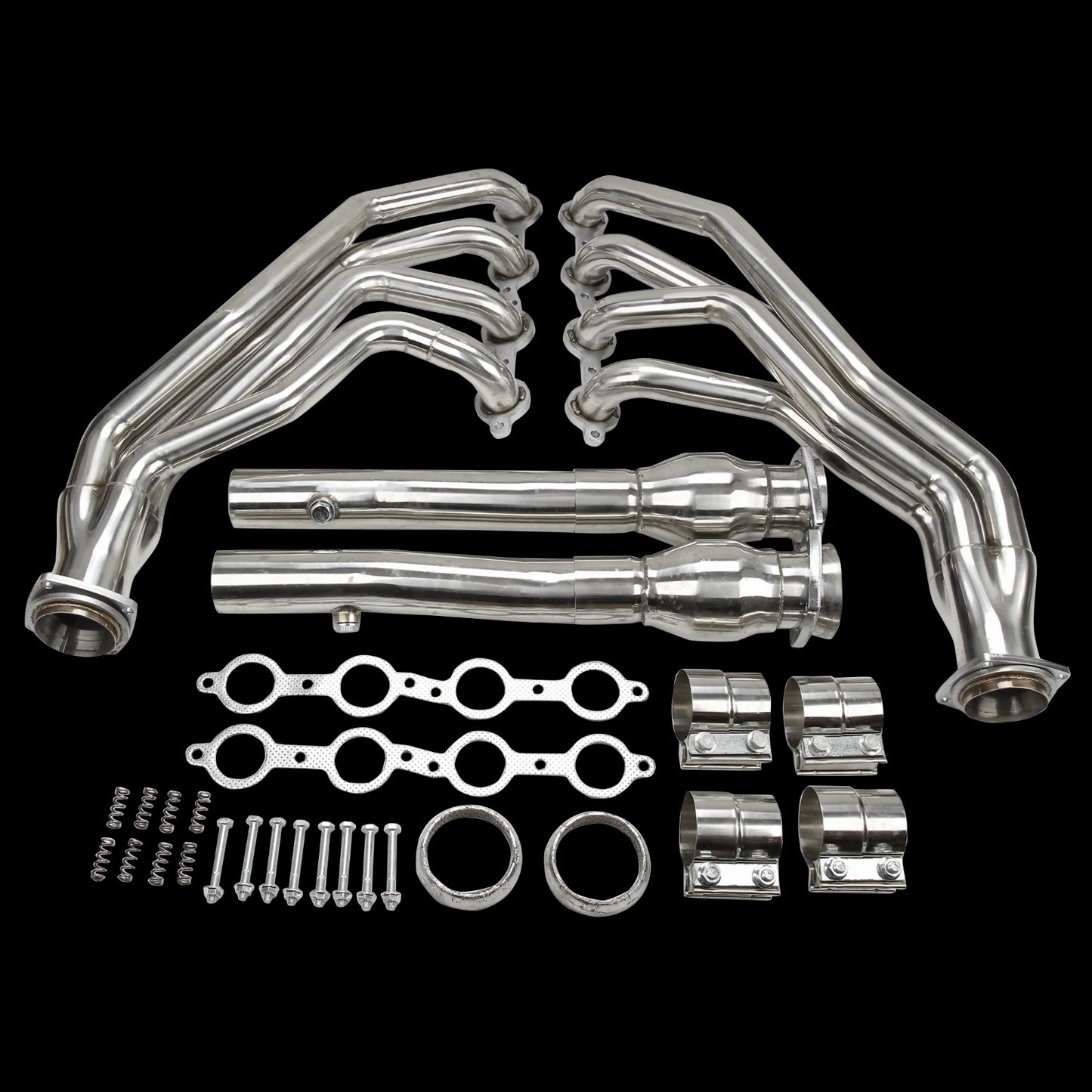 Long Tube Stainless Exhaust Manifold Headers For 2005-2006 Pontiac GTO LS2 6.0L V8