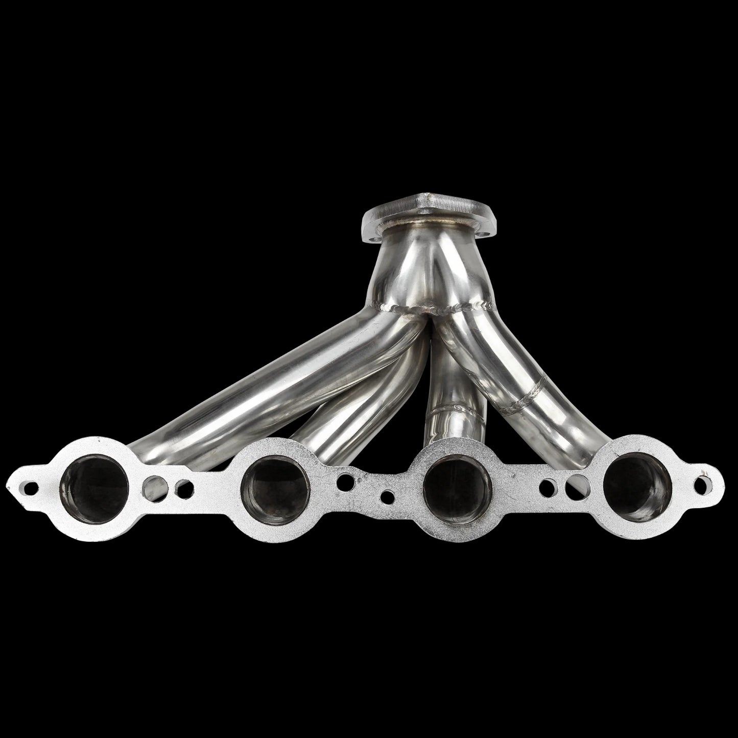 Exhaust Manifold Headers for Small Block Chevy Ceramic Coated Polished Block Hugger GM LS1 LS6