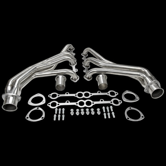 Stainless Steel Exhaust Manifold Header for Chevy Small Block 283/302/305/307/327/350/400 V8 Engine