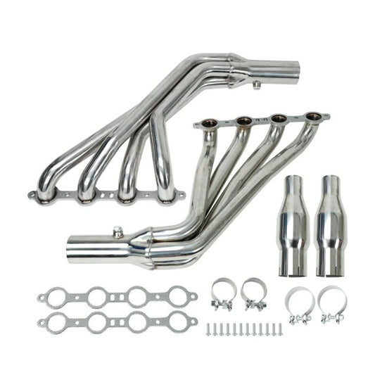 Long Tube Stainless Header Exhaust Manifold For 2010-2015 Camaro SS LS3 6.2L V8