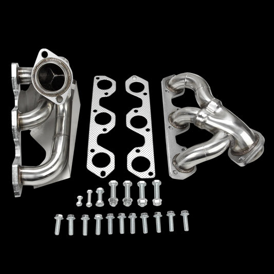 T304 Stainless Steel 3-1 Shorty Exhaust Header for 1999-2004 Ford Mustang Gen4 3.8L 3.9L V6