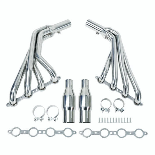 Long Tube Stainless Header Exhaust Manifold For 2010-2015 Camaro Ss Ls3 6.2L V8