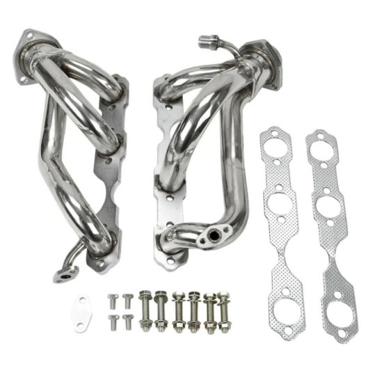 Exhaust Headers Manifolds Fits Chevy S10 GMC Sonoma Blazer 4.3L 4WD 1996-2001