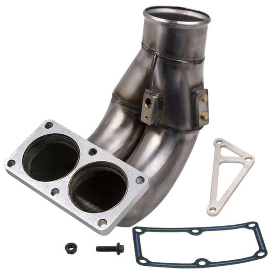 6.7 HIGH FLOW INTAKE MANIFOLD ELBOW TUBE HORN 3.5" FOR 07.5-18 RAM 2500 3500 6.7L CUMMINS DIESEL