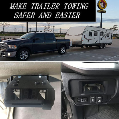 Electronic Trailer Brake Controller for Virtually Trailer with 2 to 8 Braking System Replace 8508211