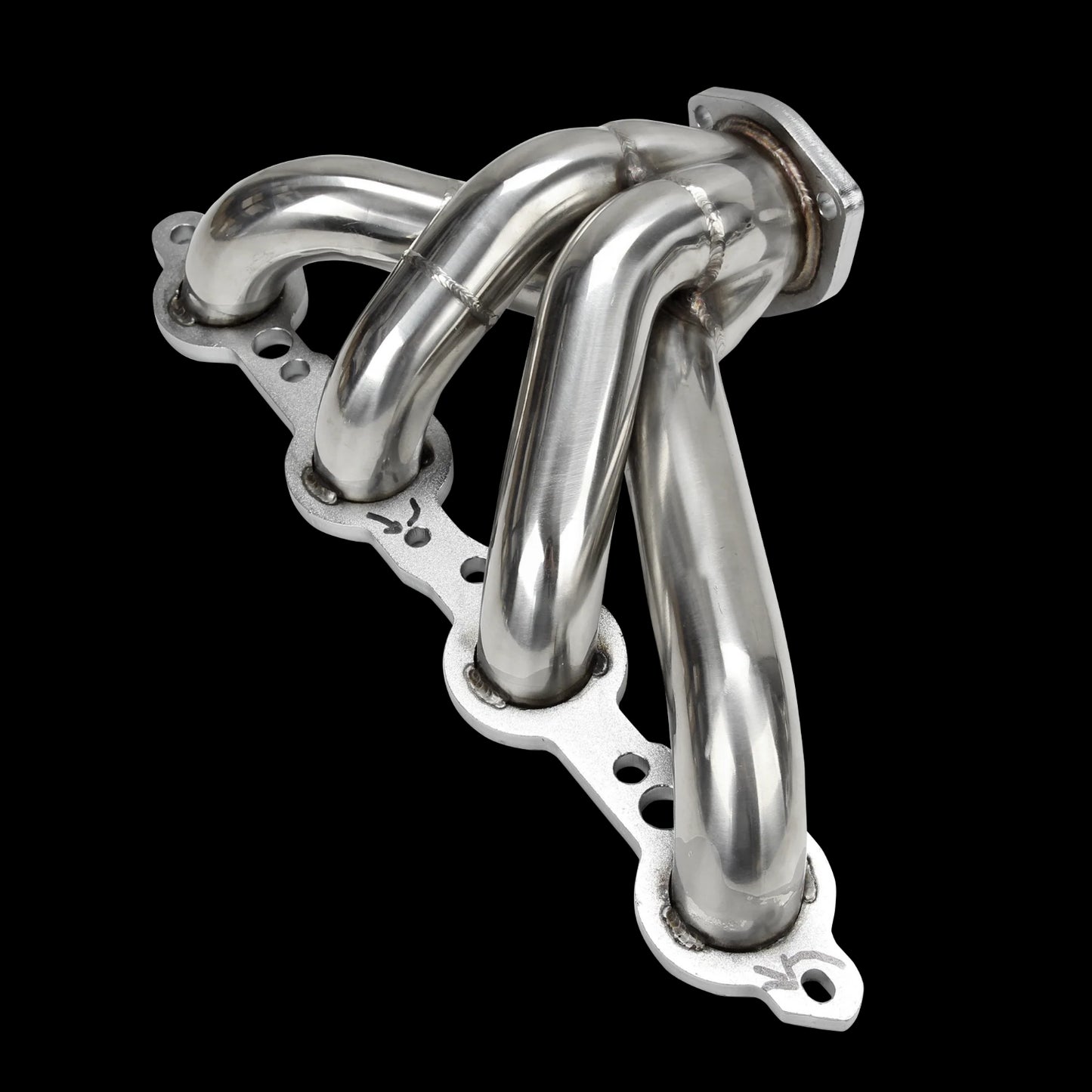 Exhaust Manifold Headers for Small Block Chevy Ceramic Coated Polished Block Hugger GM LS1 LS6