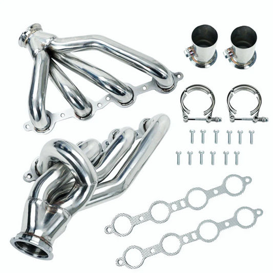 Exhaust Manifold Header for LS Swap S10 Conversion Truck & SUV LS1 LS2 LS3 LS6 BEL AIR Camaro Nova