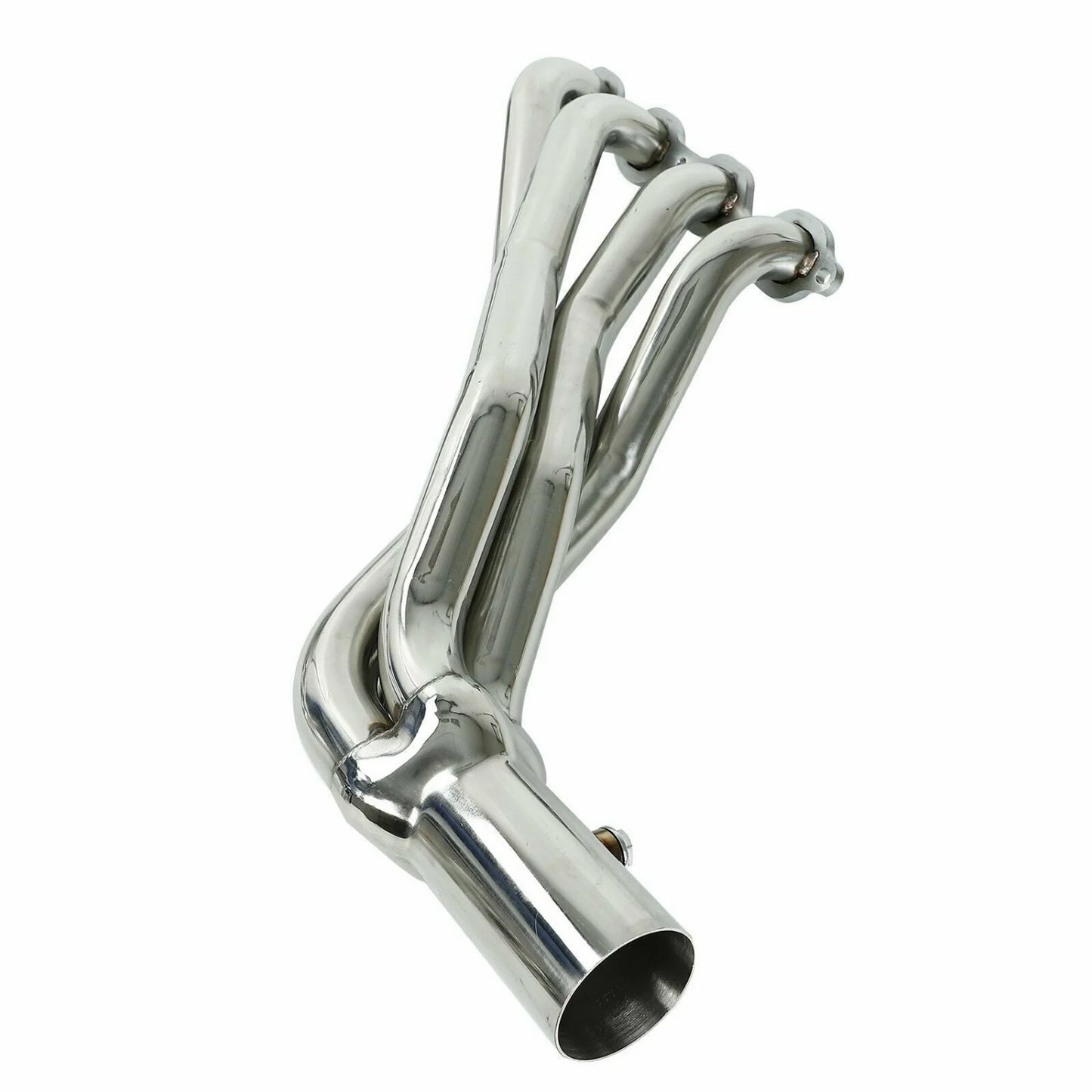 Long Tube Stainless Steel Headers with Y Pipe Fits Chevy Silverado 14-17 5.3L 6.2L and GMC Sierra 1500