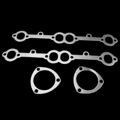 Stainless Steel Exhaust Manifold Header for Chevy Small Block 283/302/305/307/327/350/400 V8 Engine