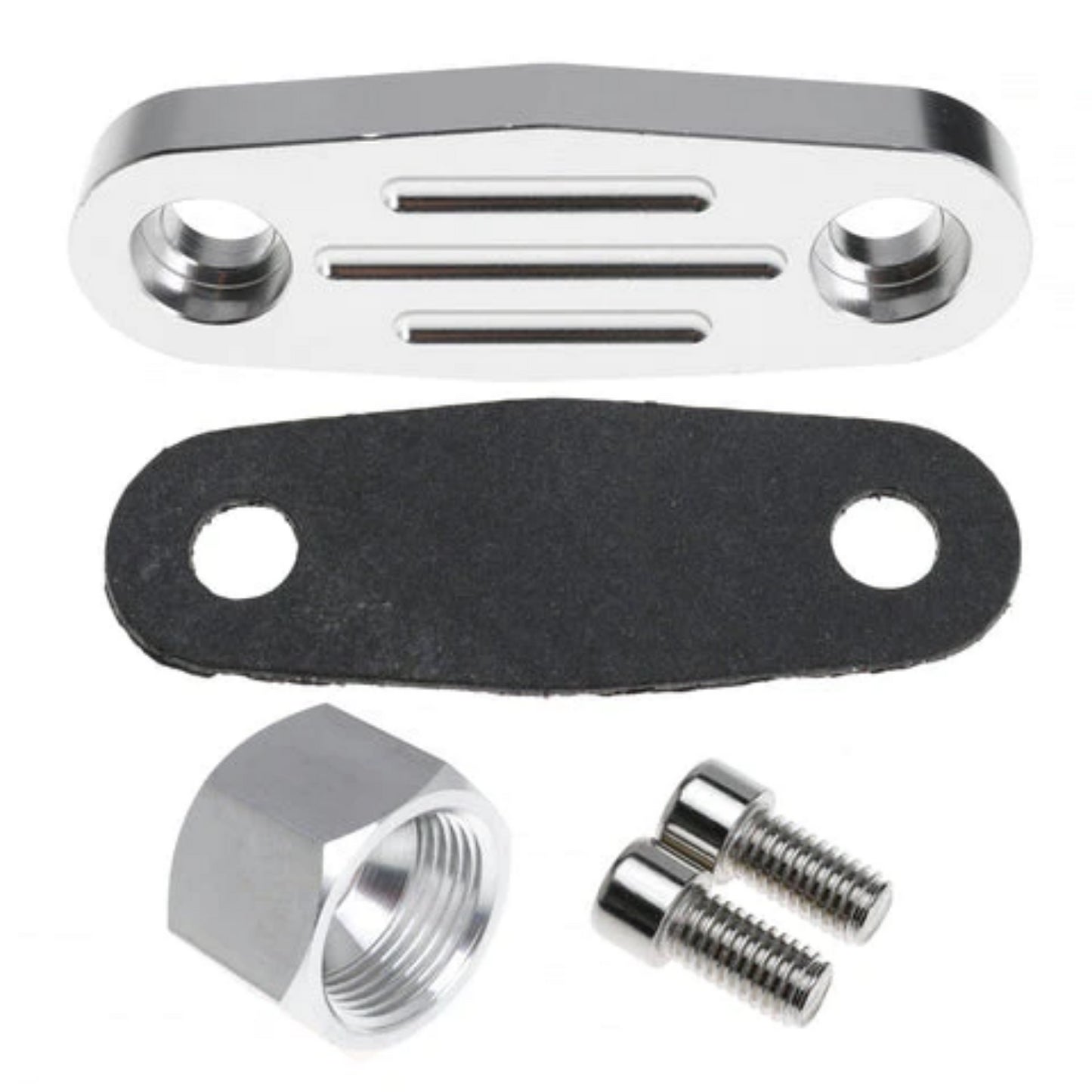 BYPASS BLOCK OFF EXHAUST TUBE KIT BOLTS FOR FORD E-150 E-250 5.4L 1997-2014