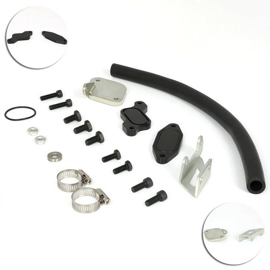 6.6 Duramax EGR Valve Cooler Delete Kit for Chevy Silverado Serra 2500 3500 HD GMC 6.6L Duramax LBZ 2006 2007 Turbo Diesel